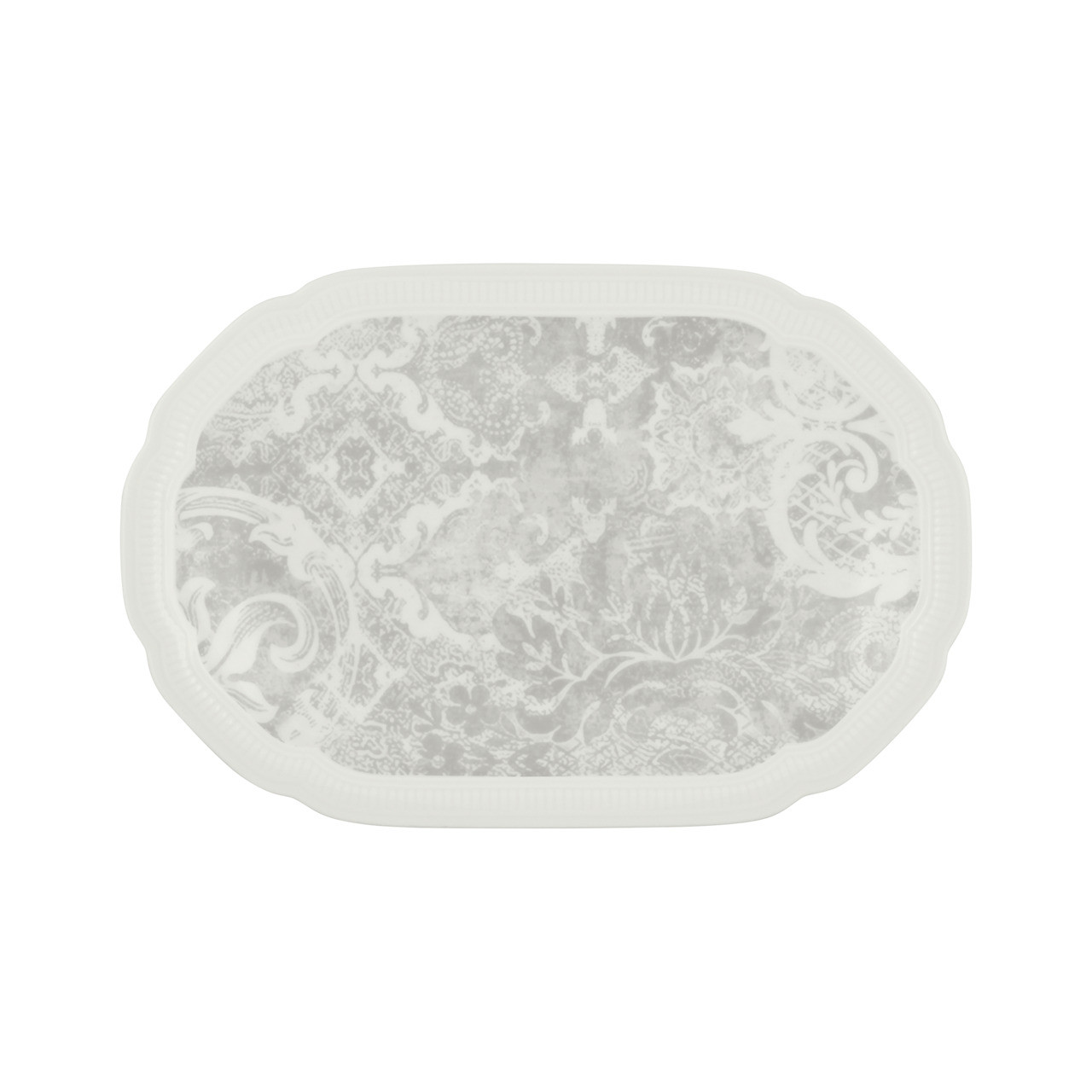 Create Decorations, Coupplatte oval 328 x 220 mm Relief Jacquard